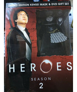 Heroes Season 2 DVD Limited Edition Kensei Mask &amp; Gift Set - Brand New - £16.18 GBP