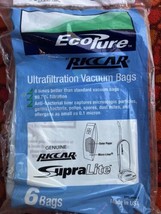 Riccar Eco Pure Ultrafiltration Vacuum Bags Five Bags 5 Supra Lite Epsupra - $9.99