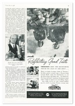 Print Ad Thermos Reflecting Good Taste Vintage 1938 3/4-Page Advertisement - £7.77 GBP