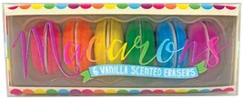 International Arrivals Macarons Scented Erasers - Set of 6 - $11.83