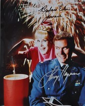 I Dream Of J EAN Nie Cast Signed Photo X2 - Barbara Eden, Larry Hagman w/COA - £249.54 GBP