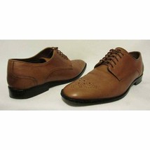 Rockport Men&#39;s Size 10 Brown Square Toe Lace Up Oxford Shoe Adiprene by Adidas - £16.57 GBP