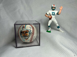 1996 Dan Marino Hand Painted Portrait Baseball 1989 Figurine Miami Dolph... - $119.95