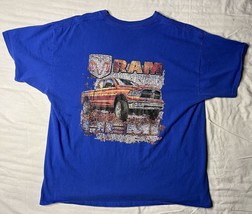 Dodge Ram T Shirt Men’s Size Truck Be I Graphic Shirt Sleeve Blue Vintage - $12.00