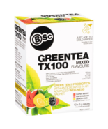 BSc Green Tea TX100 Mixed Flavours - 12 x 3g Serve - $118.00 CAD