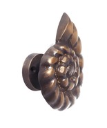 Lot of Nautilus Curtain Holdbacks Solid Brass Rope Curtain Tieback Boho ... - $60.17 CAD+