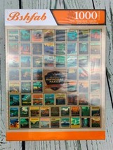 American National Parks Vintage Poster 1000 Piece Puzzle 27x20in - $36.34