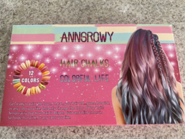 Anngrowy Temporary Hair Chalk Color For Kids - £11.21 GBP