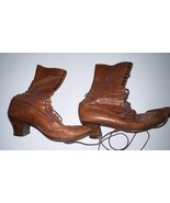 RARE Ralph Lauren Womens High Top Vintage Boots Size 7-1/2 Made Italy 19... - $1,375.75 MXN