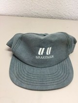 Trucker Cap Cool Hat Industrial Brakeman grey Railroad - $26.13