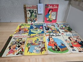 Lot Dell Disney Comics Lulu Bugs Bunny Looney Tunes Daffy Chipmunks Mick... - $30.72
