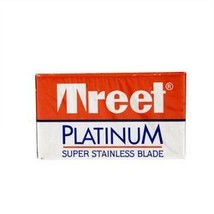 Platinum Super Stainless Double-Edge Blades - 10 razor blades by Treet - $5.93