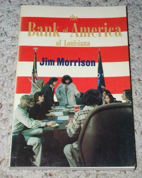 Jim Morrison Book Bank Of America Of Louisiana 1975 - $164.99