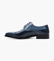 Stacy Adams Plaza Modified Cap Toe Oxford Shoes Leather Blue Multi 25608-460 image 5