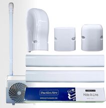 DuctlessAire - Mini Split Line Set Cover Kit White, (3&quot; x 7.5 ft) DA3-7 - €20,34 EUR