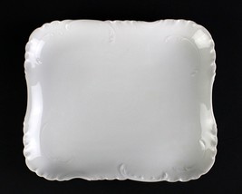 Haviland Limoges Marseille All White Rectangular Platter, Schleiger 9, 9... - £58.63 GBP