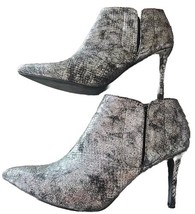 MICHAEL ANTONIO ~ Size 10 ~ Snake Print ~ Pointed Toe ~ Pull-On Bootie - $40.00