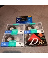 Lot of 3 Maxell UR 90 Minute Audio Cassette Blank Tapes, plus 2 others, ... - £6.82 GBP