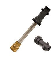 Extension Wand Lance 1/4&quot; With Nozzle Adaptors Colorless - £11.88 GBP