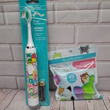 Squishmallow Sonic Powered Toothbrush &amp; Flossers Lot New - $9.50