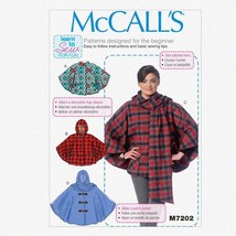 ChicStitch Poncho Patterns: M7202 Misses&#39; Sewing Template (XS-M) - $28.66