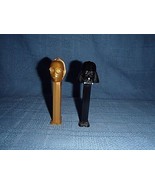 Star Wars Pez Dispensers Darth Vader and C-3PO Pez Candy Pieces Collectible - £7.66 GBP