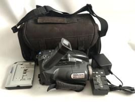 Panasonic PV-L501D VHS Camcorder Case Charger Kit Untested Parts Repair Only - £18.95 GBP