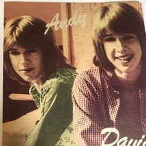 Andy And David Williams Vintage Teen Magazine Pinup - $5.93