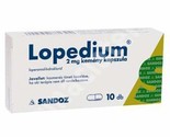 10 PACK Lopedium 10 capsules for diarrhea Sandoz- tracking number - $99.99