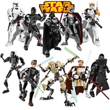 Star Wars Buildable Figure Stormtrooper Darth Vader Action Figure Toy For Kid 2 - £19.15 GBP