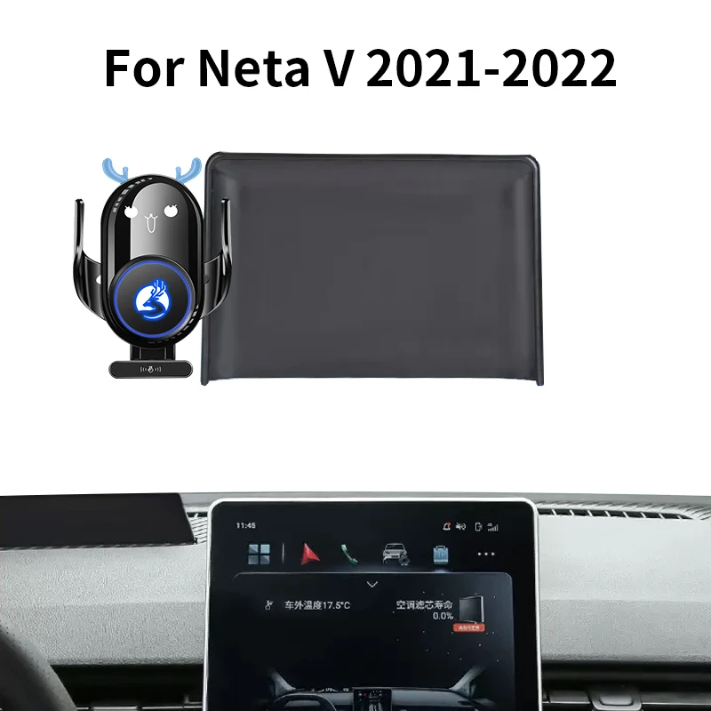 Mobile phone bracket For Neta V 2021-2022 Upgrade cartoon deer 20W wireless - £45.75 GBP