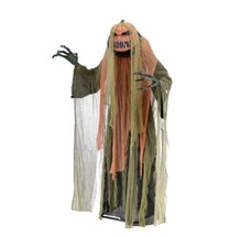 6 Foot Animated Pumpkin Reaper With Light Up Head Halloween Prop (ah) - £371.80 GBP