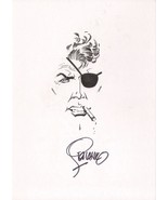 Jim Steranko SIGNED Original Nick Fury Agent of SHIELD Marvel Comic Art Sketch - £618.59 GBP