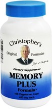 Dr. Christopher&#39;s Formulas Memory Plus, 100 Cap - £30.25 GBP