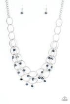 Paparazzi Yacht Tour Blue Necklace - New - £3.52 GBP