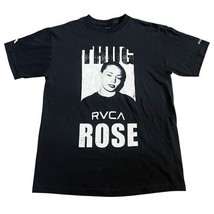 RVCA Men’s Thug Rose T Shirt Sz M Black MMA Special Edition Rose Namajun... - $552.67 MXN