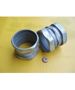 4 pcs Halex zinc conduit compression coupling 3-1/2 inch size 02235B - I... - $14.52