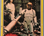 Vintage Star Wars Trading Card Yellow 1977 #170 Luke &amp; The Princess Trapped - £1.93 GBP