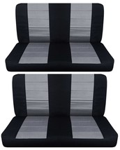 Fits  1962 Chevy Impala 4 door hard top Front and Rear bench seat covers - $130.54