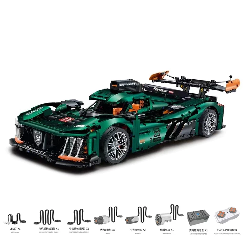 IN STOCK MOC Creativity 1:8 Technical Remote Control Sports Car Building... - £180.71 GBP+