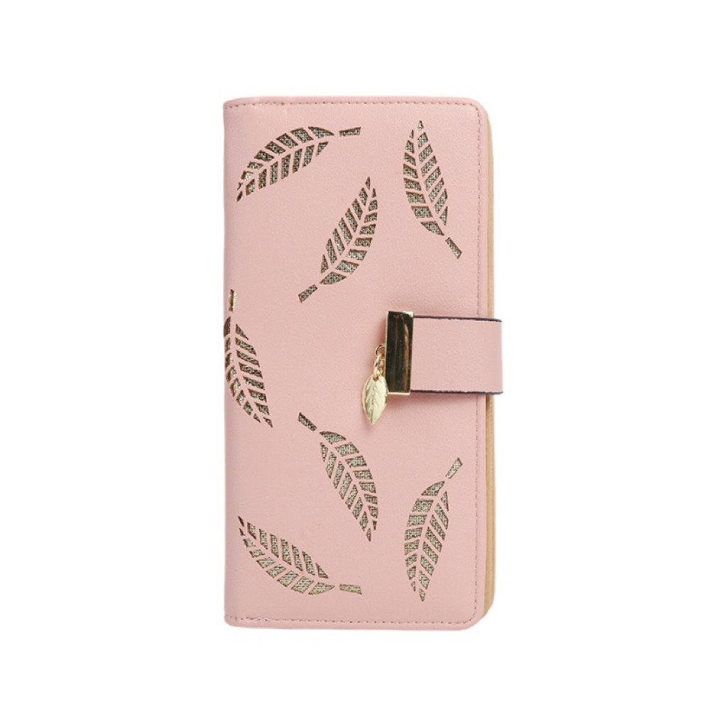 Wallet for Women,Snap Closure Zipper Bifold Wallet,Long Wallet Credit Card - $14.99