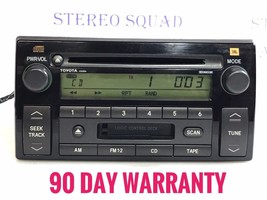 02-04 TOYOTA Camry JBL AM FM Radio Tape CD Player AD6806  TO973B - $71.00