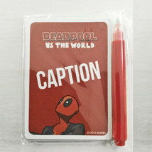 Deadpool vs The World Caption Party Game Pack NEW USAopoly GenCon Promo - $7.92