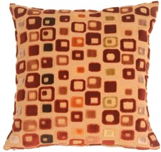 Window Box in Red Wine Throw Pillow, with Polyfill Insert - $49.95
