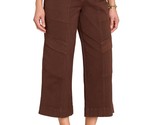 Democracy &quot;ab&quot;solution Skyrise Double Button Wide Leg Crop Utility Pants... - $46.53