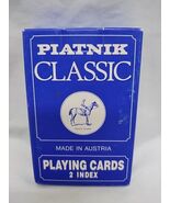Vintage Platnik Classic Blue Back Playing Cards Sealed - €24,60 EUR