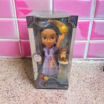 Disney WISH Movie 14&#39;&#39; Singing Asha Doll with Valentino &amp; Star Figurines... - £25.71 GBP