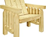 Montana Woodworks Exterior Homestead Collection Deck Chair, Clear Lacque... - $577.99