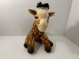 Aurora Destination Nation giraffe 12&quot; plush stuffed toy brown - £8.19 GBP