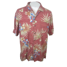 Havana Jack&#39;s Cafe Men Hawaiian camp shirt pit to pit 25  XL aloha luau tropical - £13.93 GBP